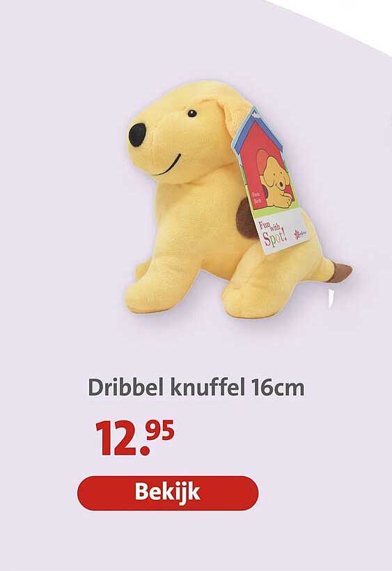 Dribbel knuffel 16cm