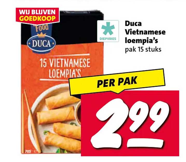 Duca Vietnamese loempia’s pak 15 stuks