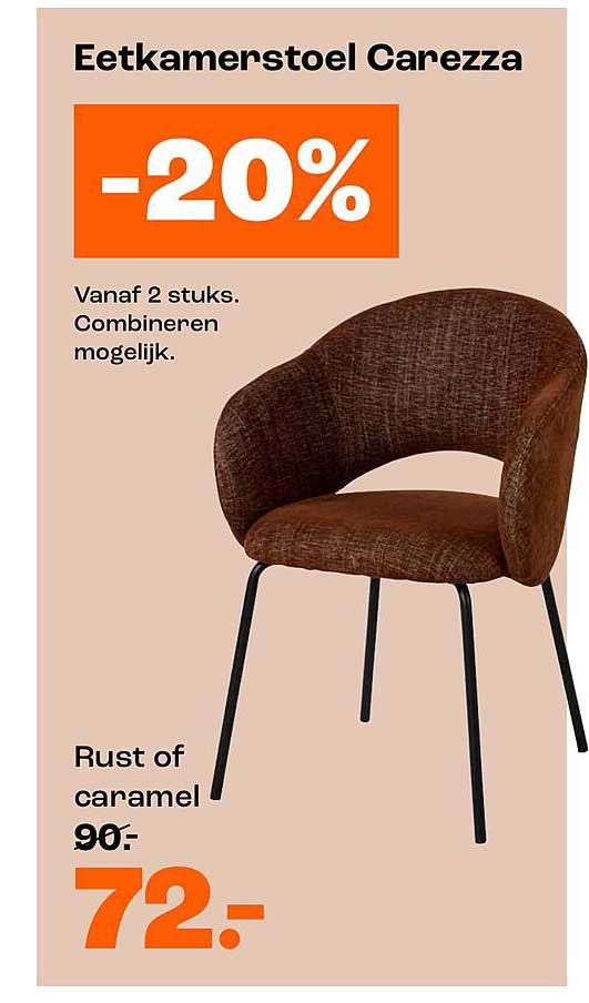 Eetkamerstoel Carezza -20%