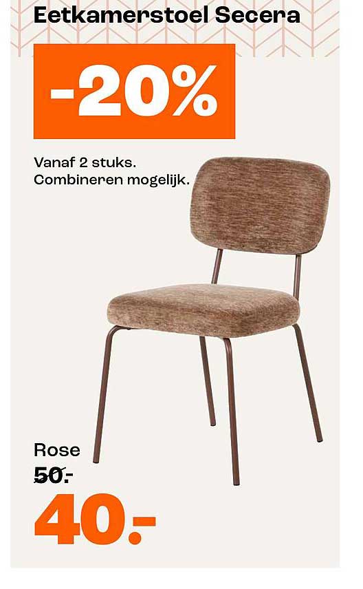 Eetkamerstoel Scena -20%