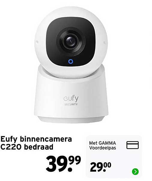 Eufy binnencamera C220 bedraad