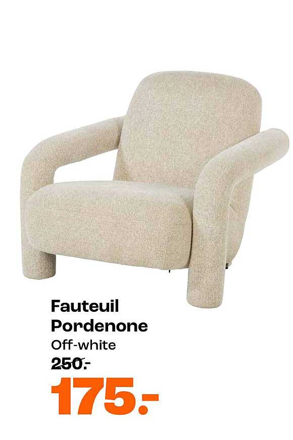 Fauteuil Pordenone Off-white