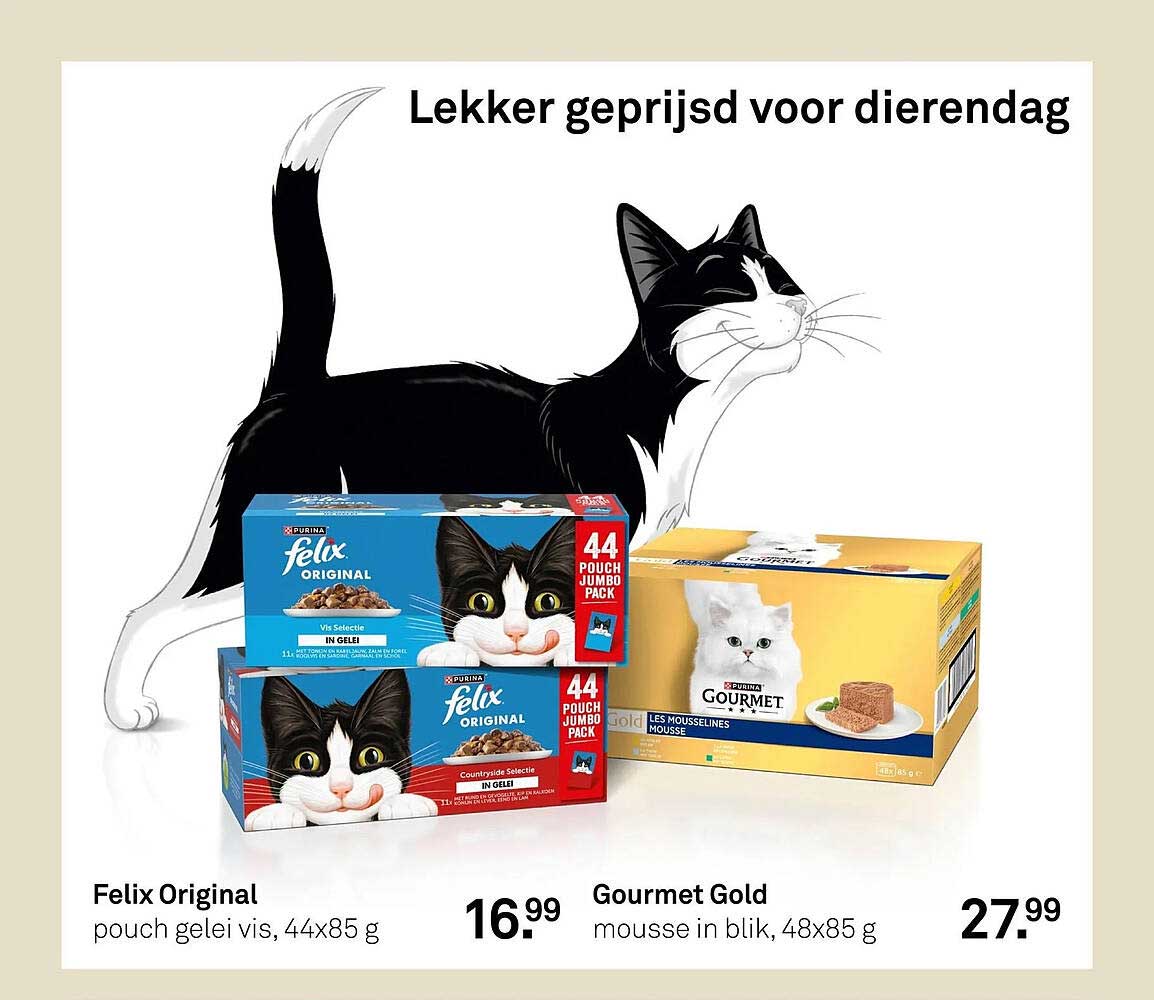 Felix Original pouch gelei vis, 44x85 g
