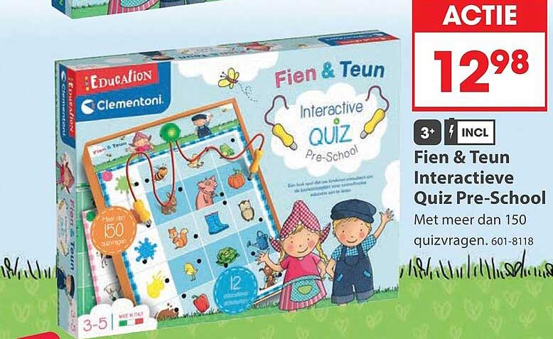 Fien & Teun Interactieve Quiz Pre-School