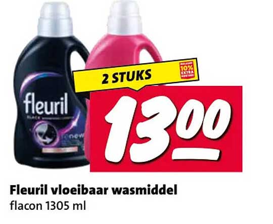 Fleuril vloeibaar wasmiddel 2 STUKS