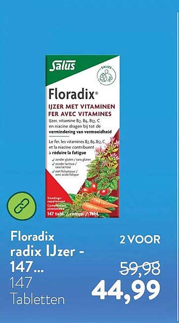 Floradix radix IJzer - 147 Tabletten 2 VOOR