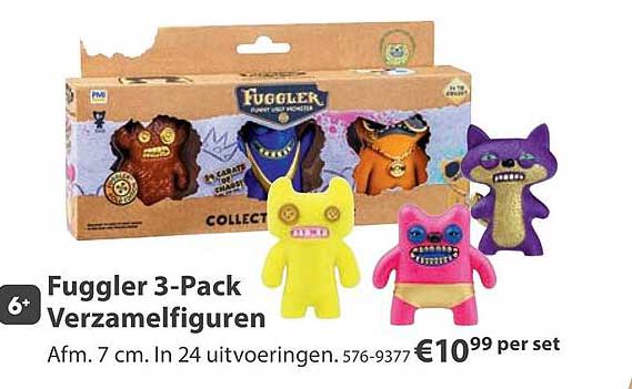 Fuggler 3-Pack Verzamelfiguren