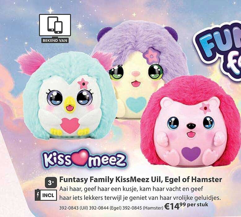 Funtasy Family KissMeez Uil, Egel of Hamster