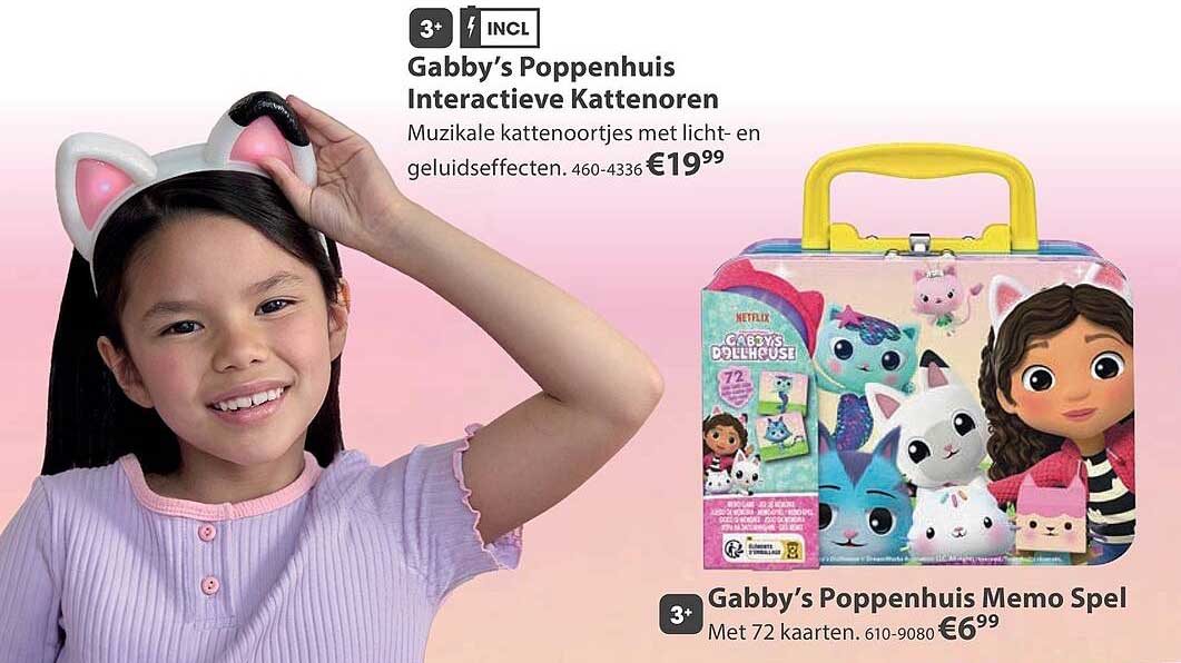 Gabby's Poppenhuis Interactieve Kattoren