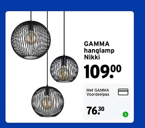 GAMMA hanglamp Nikki