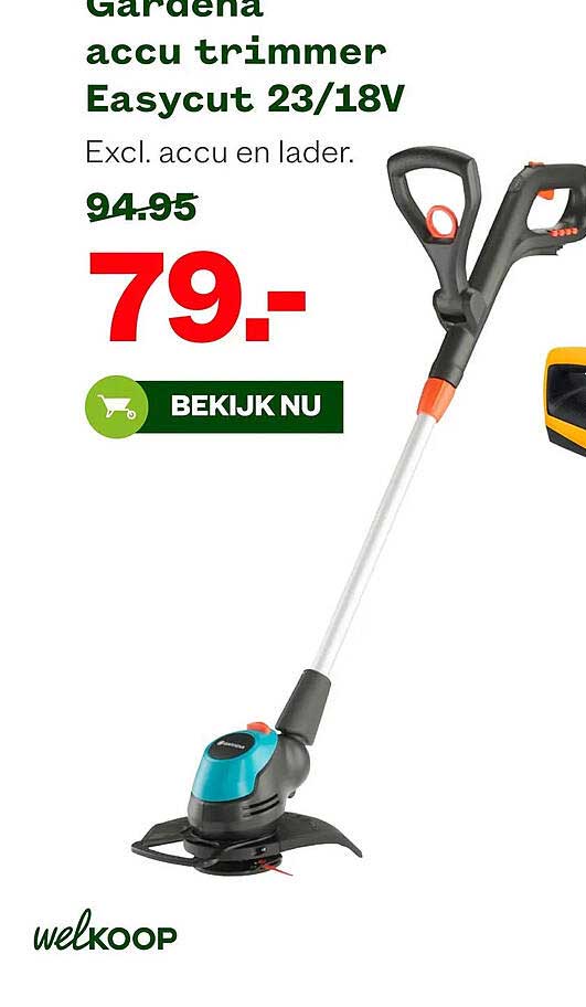 Gardena accu trimmer Easycut 23/18v