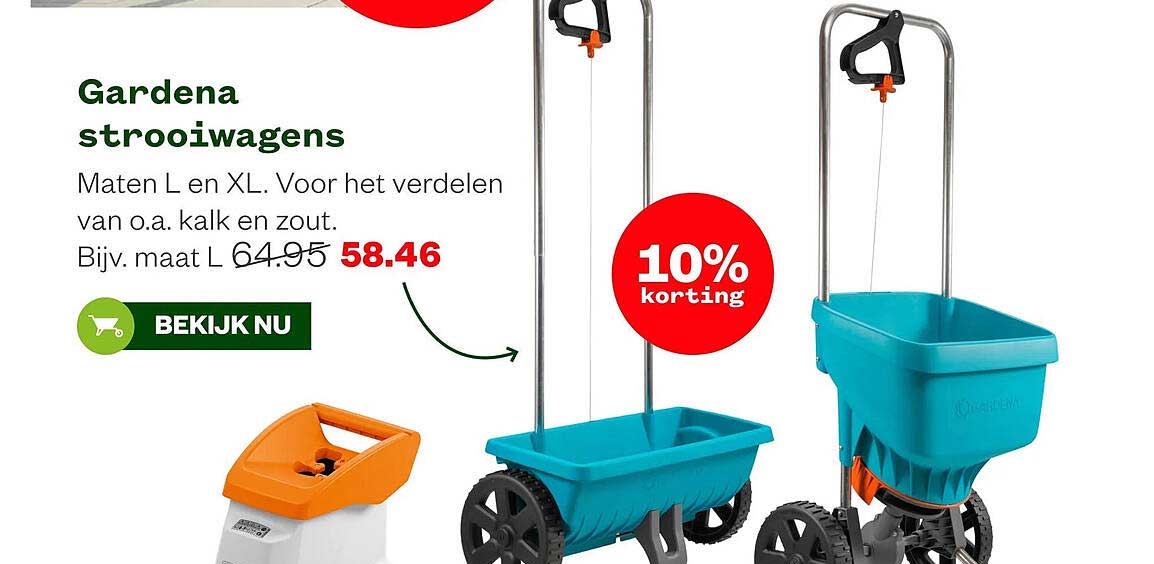 Gardena strooiwagens