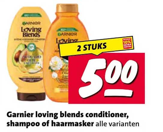Garnier loving blends conditioner, shampoo of haarmasker alle varianten 2 STUKS