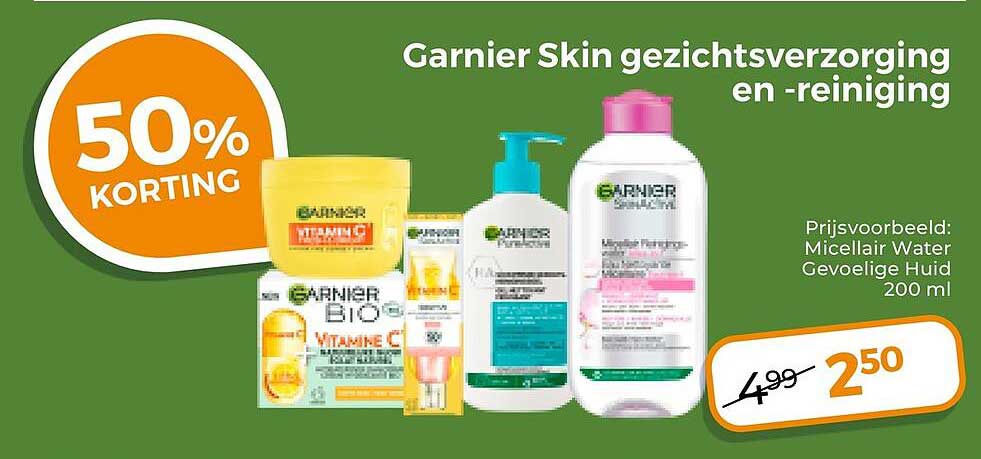 Garnier Skin gezichtsverzorging en -reiniging
