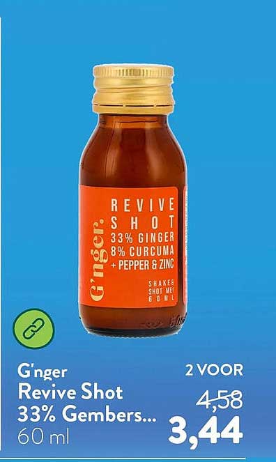 G'nger Revive Shot 33% Gembers... 60 ml