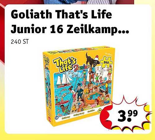Goliath That's Life Junior 16 Zeilkamp...
