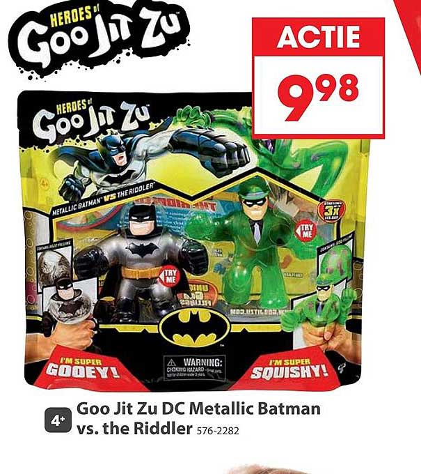 Goo Jit Zu DC Metallic Batman vs. the Riddler