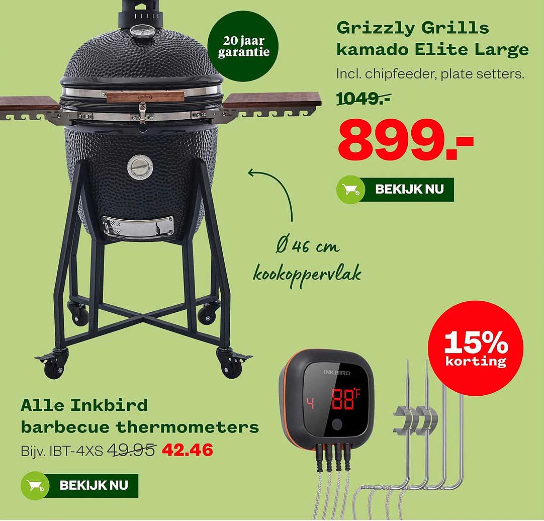 Grizzly Grills kamado Elite Large