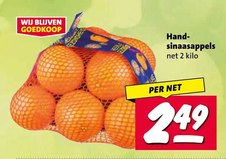 Hand-sinaasappels net 2 kilo