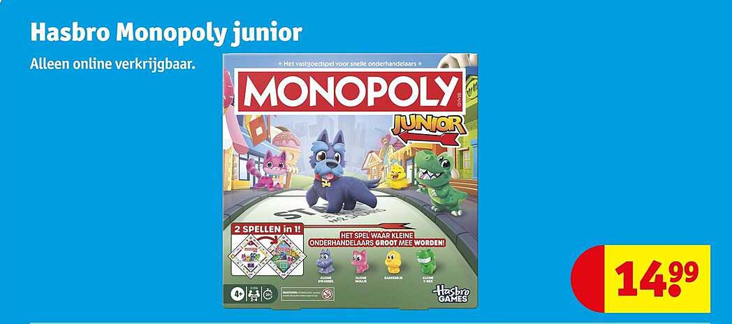 Hasbro Monopoly junior