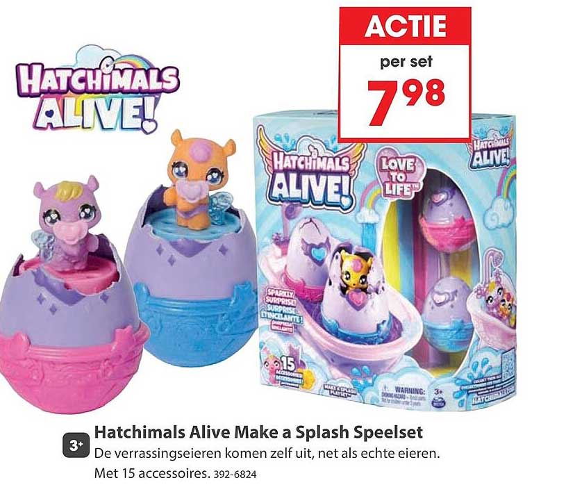 Hatchimals Alive Make a Splash Speelset