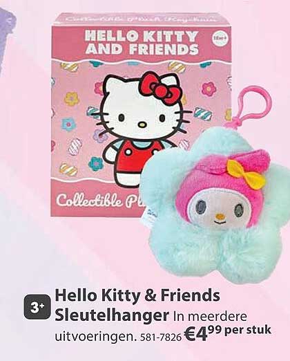 Hello Kitty & Friends Sleutelhanger
