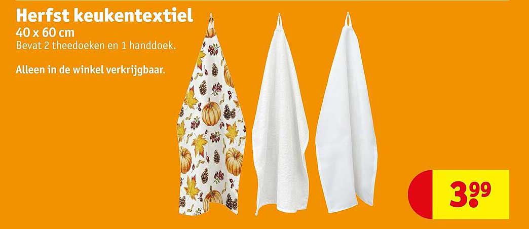 Herfst keukentextiel