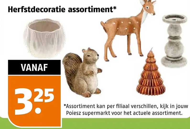 Herfstdecoratie assortiment*