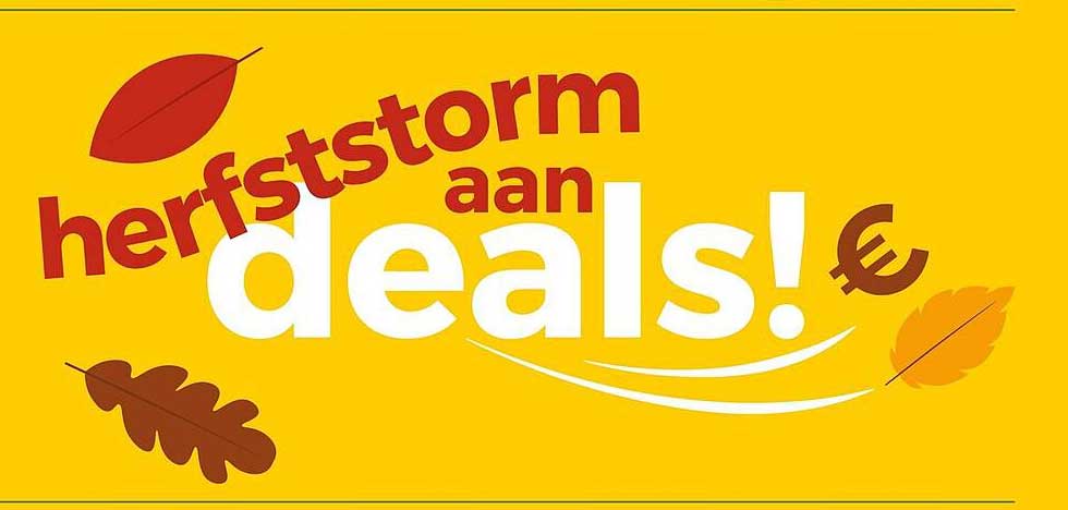 herfststorm aan deals!