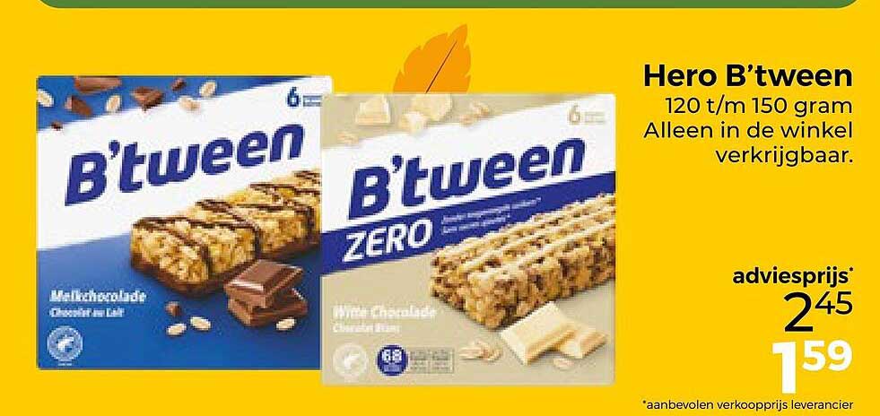 Hero B'tween 120 t/m 150 gram