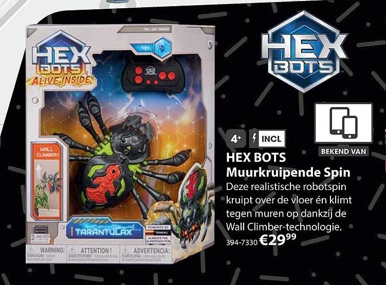 HEX BOTS Muurkruipende Spin