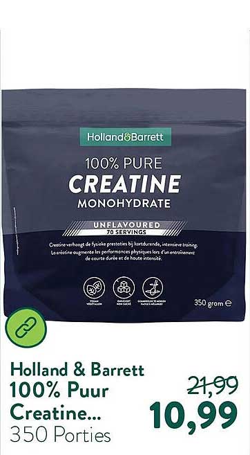 Holland & Barrett 100% Puur Creatine...