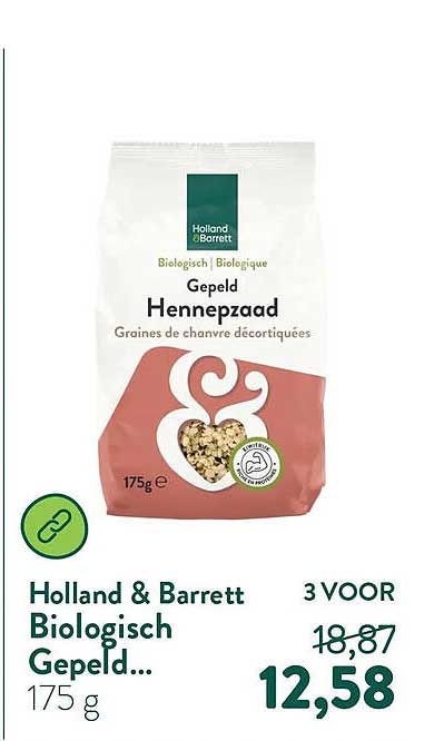 Holland & Barrett Biologisch Gepeld... 175 g 3 VOOR