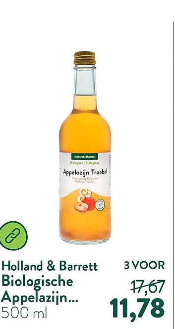 Holland & Barrett Biologische Appelazijn... 3 VOOR