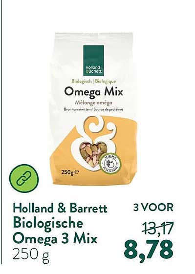 Holland & Barrett Biologische Omega 3 Mix 250 g 3 VOOR