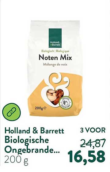 Holland & Barrett Biologische Ongebrande... 200 g 3 VOOR