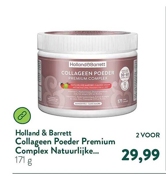 Holland & Barrett Collageen Poeder Premium Complex Natuurlijke...