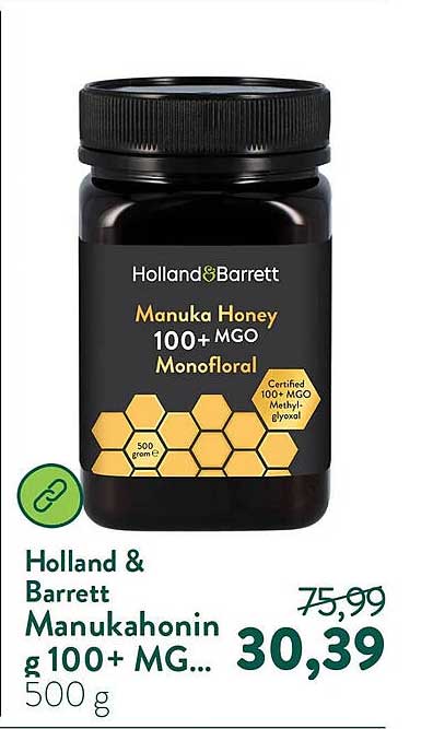 Holland & Barrett Manukahonig 100+ MG...