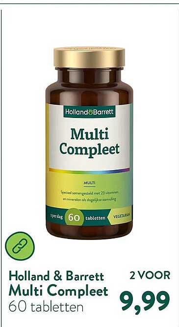 Holland & Barrett Multi Compleet 60 tabletten 2 VOOR