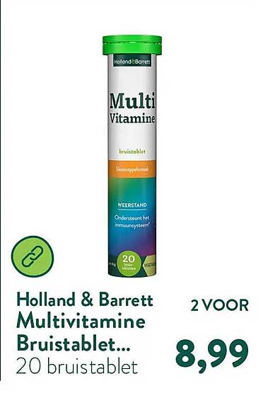 Holland & Barrett Multivitamine Bruistablet... 20 bruistablet