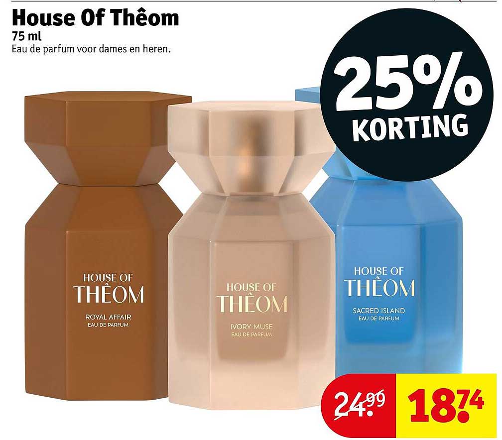 House Of Thêom 75 ml 25% KORTING