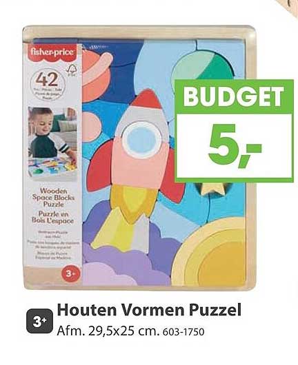 Houten Vormen Puzzel
