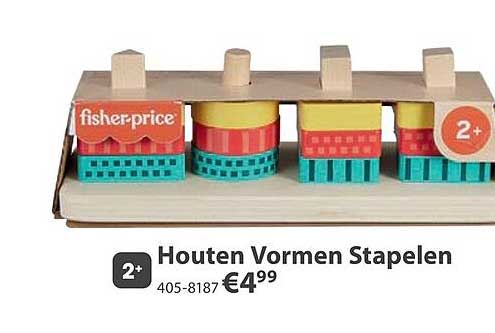 Houten Vormen Stapelen 2+