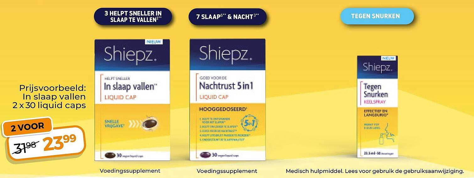 In slaap vallen 2 x 30 liquid caps
