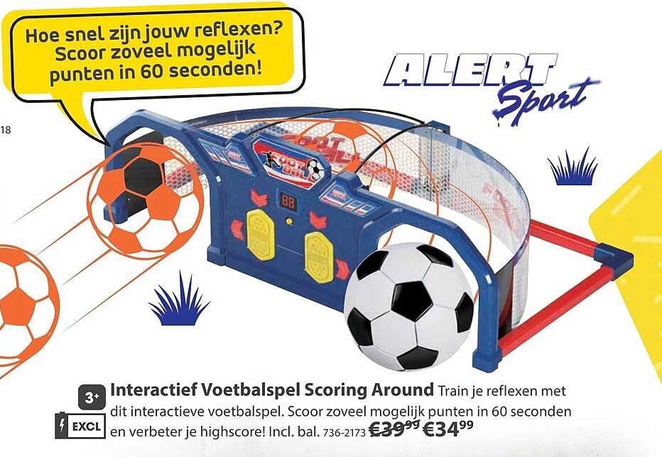 Interactief Voetbalspel Scoring Around