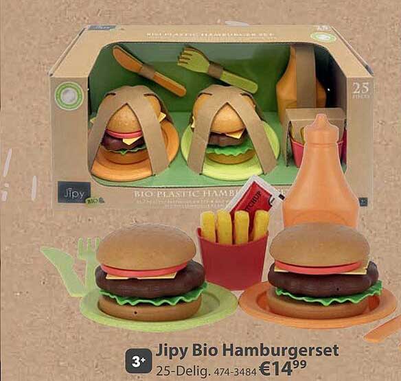 Jipy Bio Hamburgerset
