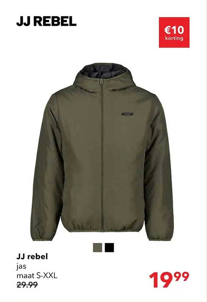 JJ rebel jas maat S-XXL
