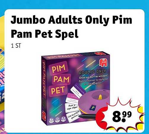 Jumbo Adults Only Pim Pam Pet Spel