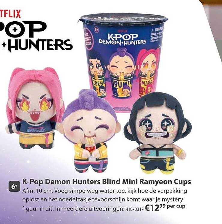 K-Pop Demon Hunters Blind Mini Ramyeon Cups