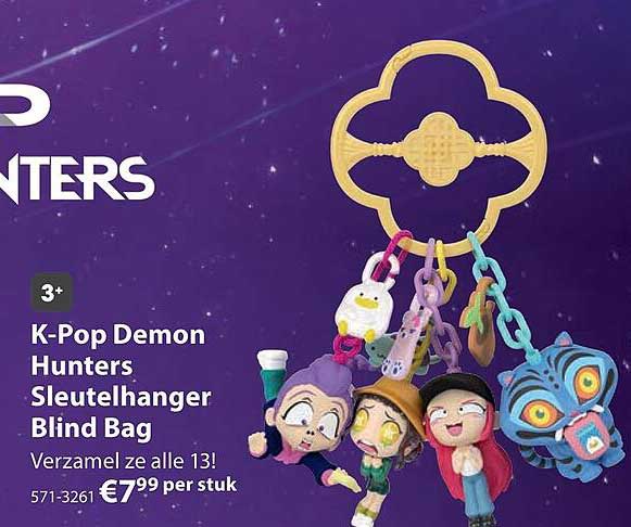 K-Pop Demon Hunters Sleutelhanger Blind Bag